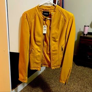Express Leather Jacket Never Worn (with tags)